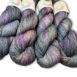 Bfl nylon silk high twist hand dyed yarn