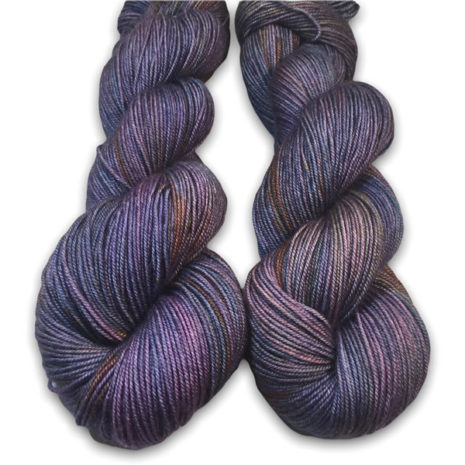 BFL silk nylon high twist sock yarn