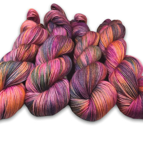 BFL nylon silk high twist sock yarn
