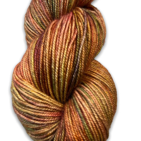 BFL silk nylon high twist sock yarn,