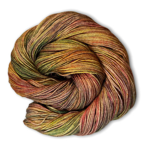 BFL silk nylon high twist sock yarn,
