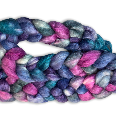 bfl mulberry silk combed top