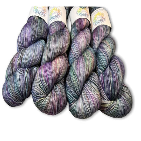 Bfl nylon silk high twist sock yarn