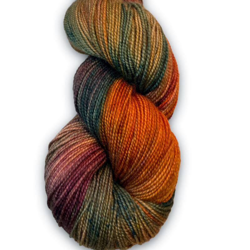 BFL high twist sock yarn