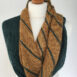 Merino and silk hand knitted shawl