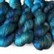 blue faced Leicester silk fingering weight
